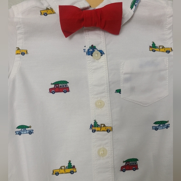Baby Gap Christmas Bow-Tie Bodysuit - Picture 4 of 6